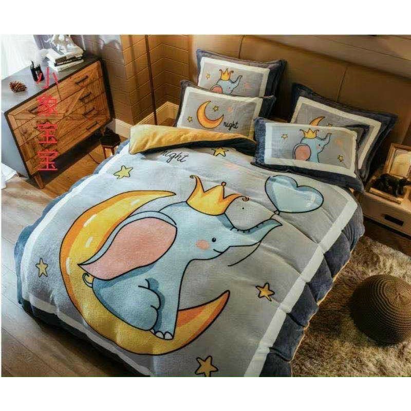 TRỌN BỘ CHĂN GA GỐI NỈ NHUNG 3D CAO CẤP (CHÁT CHỌN MẪU)