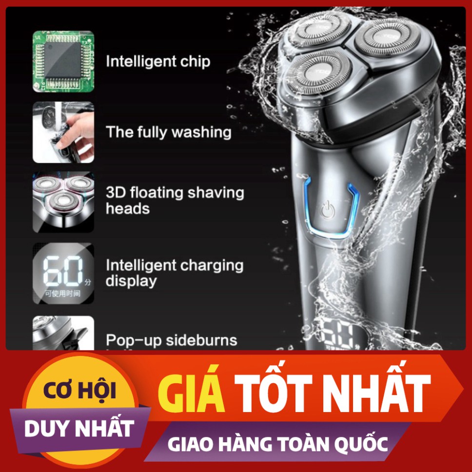 GIÁ SỐC NHẤT (NEW 2020) Máy Cạo Râu Nam Lưỡi Dao 3 Đầu II Bảo Hành 36 Tháng I Flyco FS337 FS339VN 339 I Cửa Hàng Tông Đơ