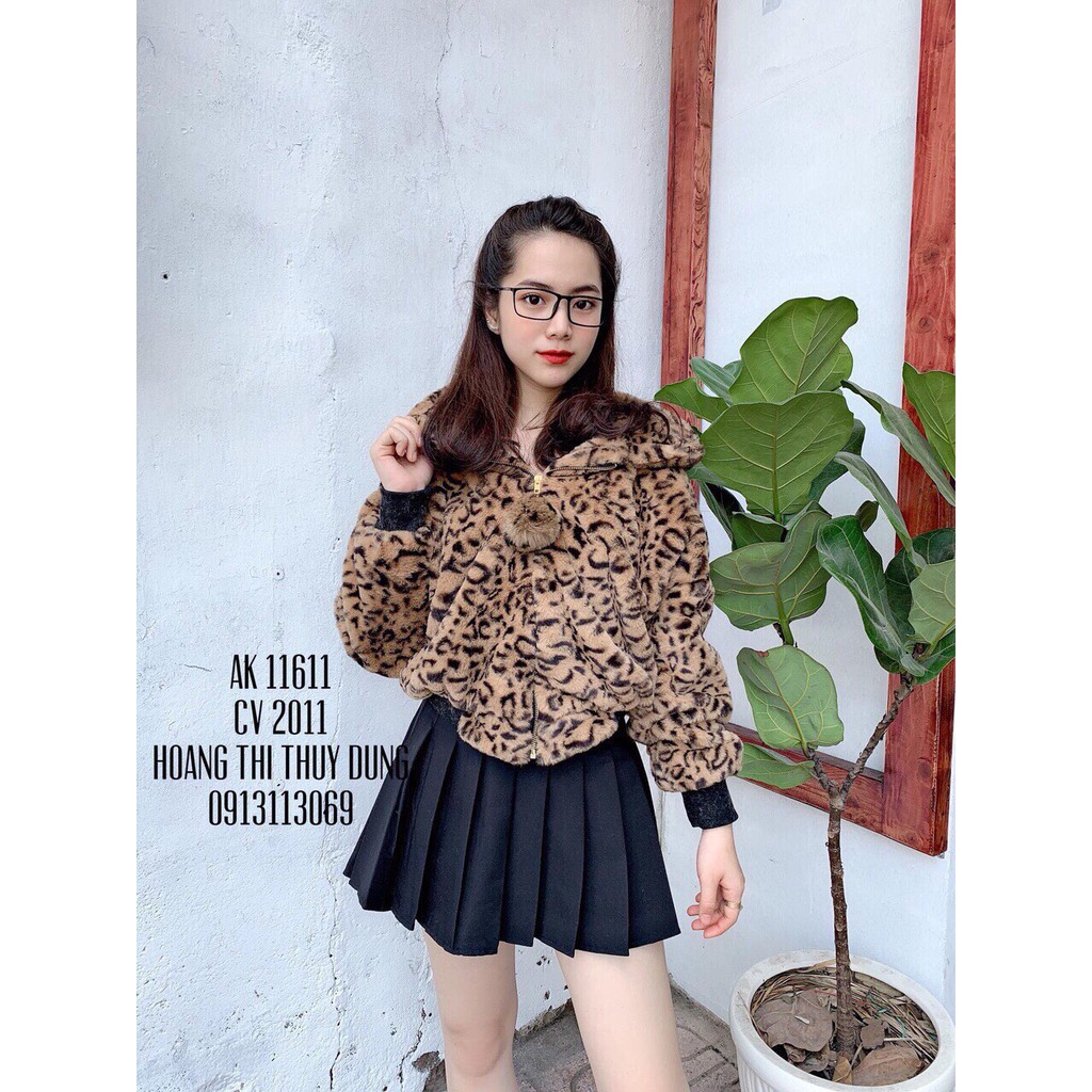 Áo khoác da beo hàng nhập cao cấp