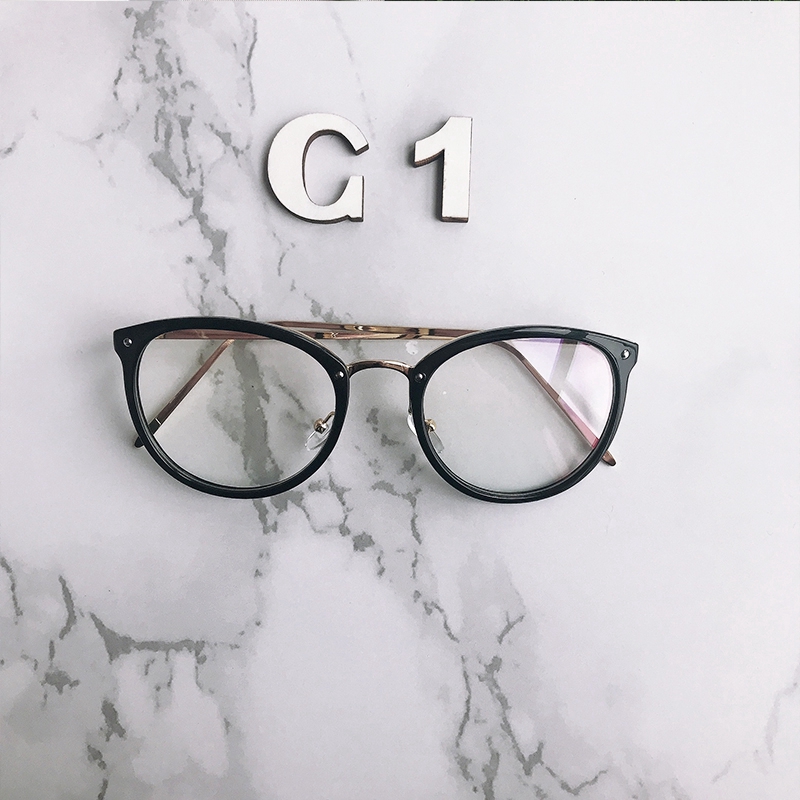 Mắt kính gọng nhựa chống tia sáng xanh phong cách Hàn Quốc cho nữ