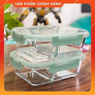 Hộp cơm thủy tinh 2 ngăn, 3 ngăn Lock&Lock Cực đẹp