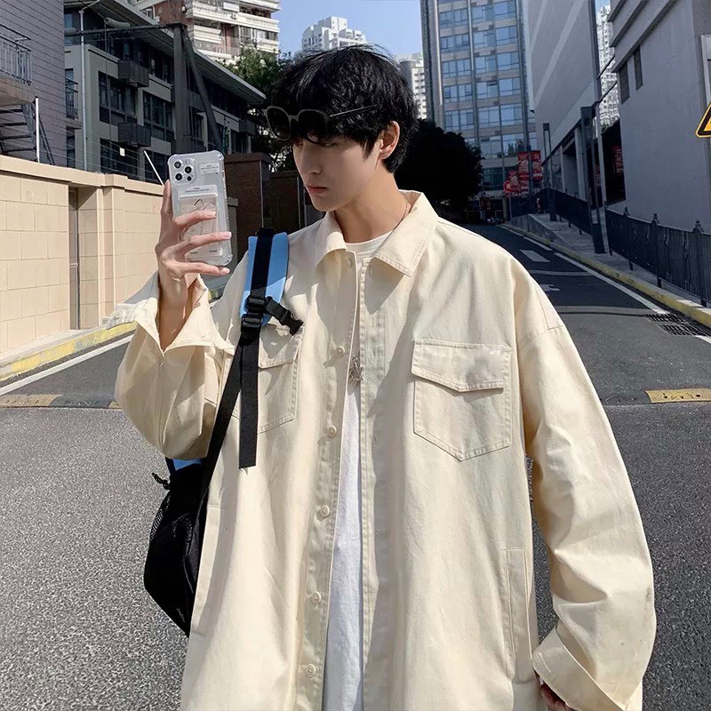 Áo Sơ Mi Tay Dài SON Form Rộng Phong Cách Ulzzang - Tuni store