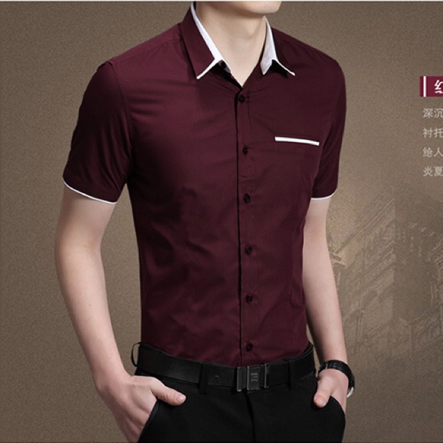 Áo sơ mi nam tay ngắn cổ bẻ bao đẹp size m l xl 2xl | BigBuy360 - bigbuy360.vn