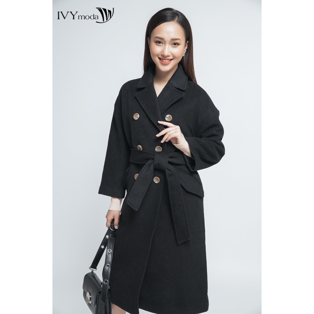 Áo khoác nữ dáng dài IVY moda MS 71M3997