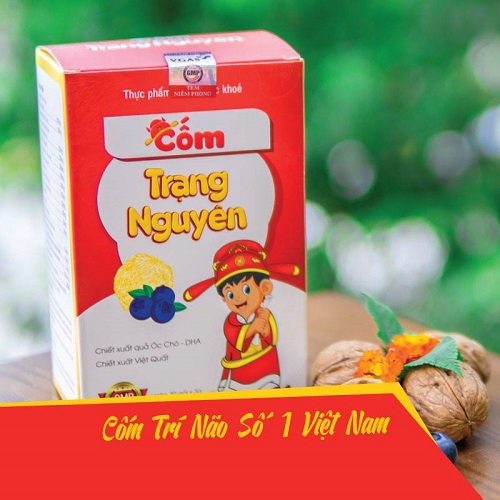 Cốm Trí Não Trạng Nguyên Cung Cấp DHA Giàu Vitamin Bổ Sung Não Bộ Tăng Cường Trí Nhớ