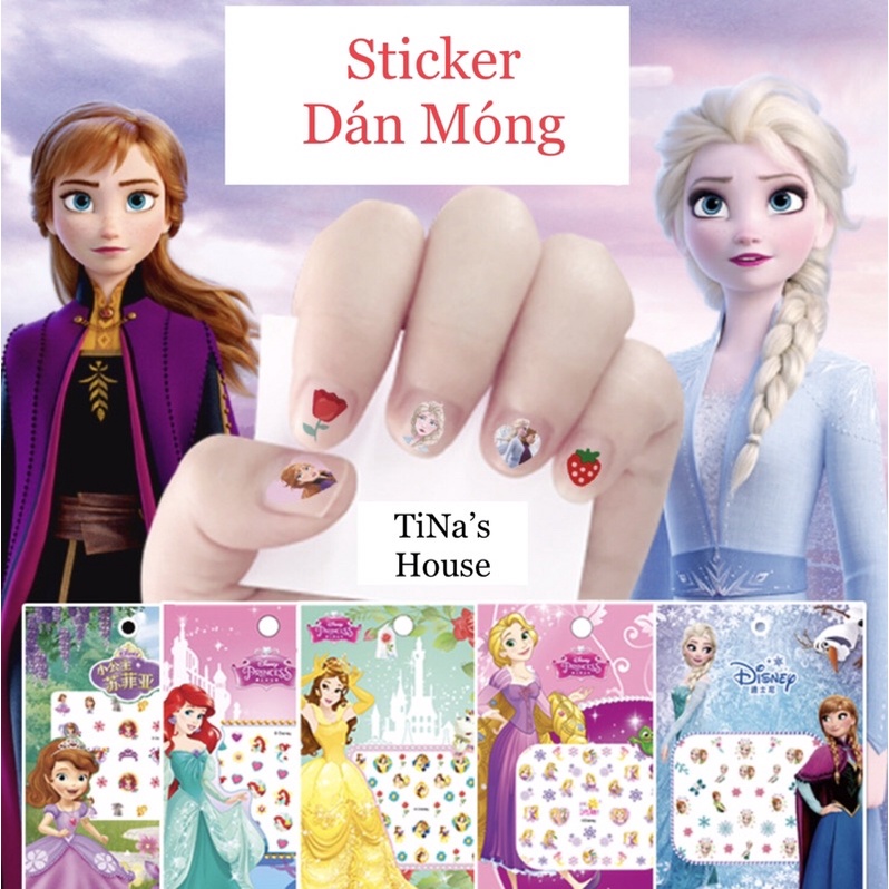 Sticker Dán Móng 3D, Miếng Dán Móng Tay Hoạ Tiết Đa Dạng vs Màu Sắc Đáng Yêu Cho Mẹ vs Bé!