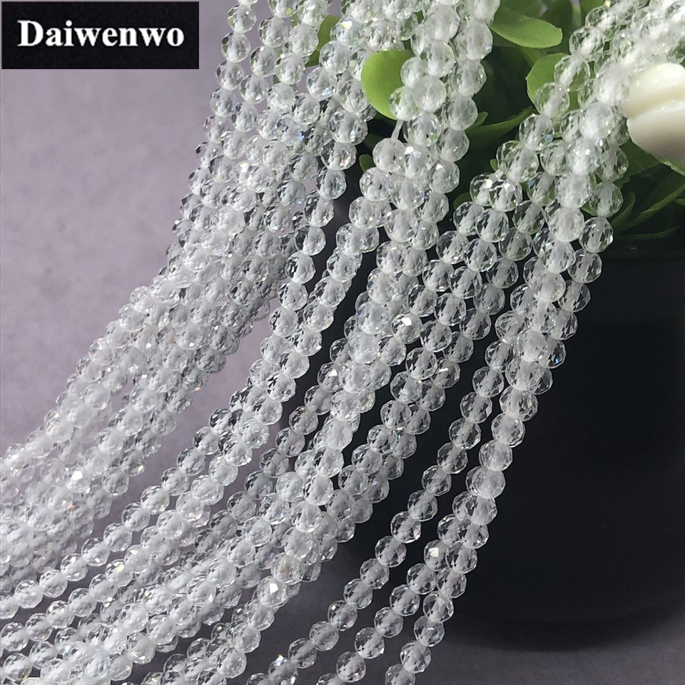 Chuỗi Hạt Đá Topaz Tự Nhiên 2 / 3 / 4mm