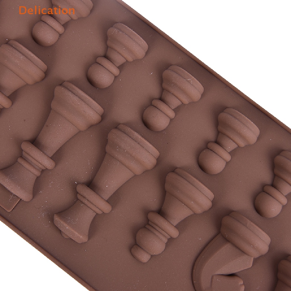 1 Khuôn Làm Bánh / Sô Cô La Hình Cờ Vua Bằng Silicone DIY