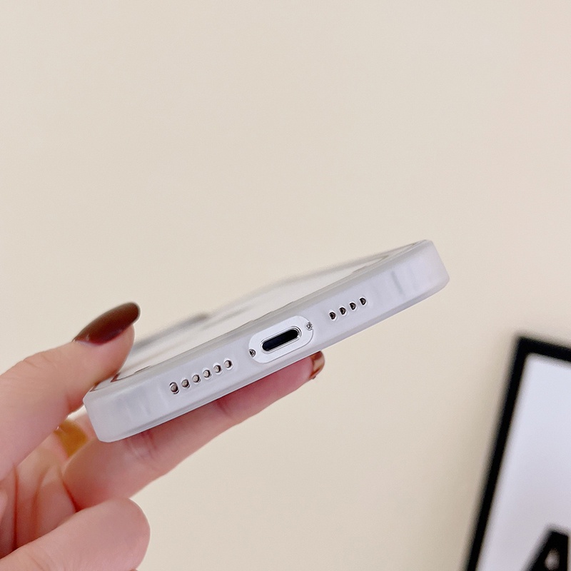 Ốp Điện Thoại TPU Mềm Họa Tiết Nhãn Hiệu Phác Thảo Cho iPhone 14 13 12 11 Pro Max XS XR X 8 7 Plus