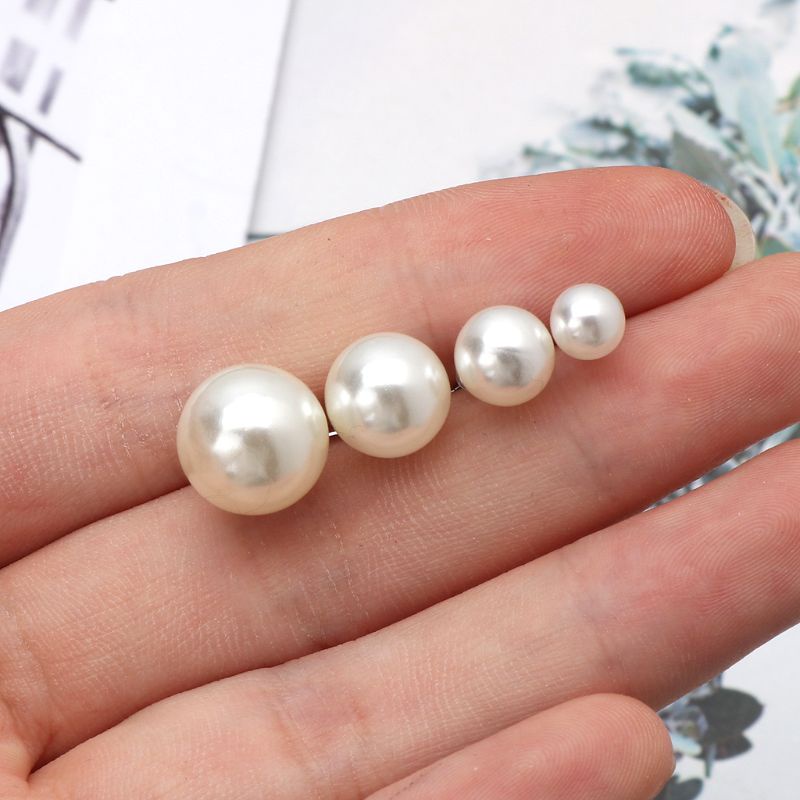 Set 12 Đôi Bông Tai Hạt Ngọc Trai Giả Tinh Tế Cho Nam Và Nữ