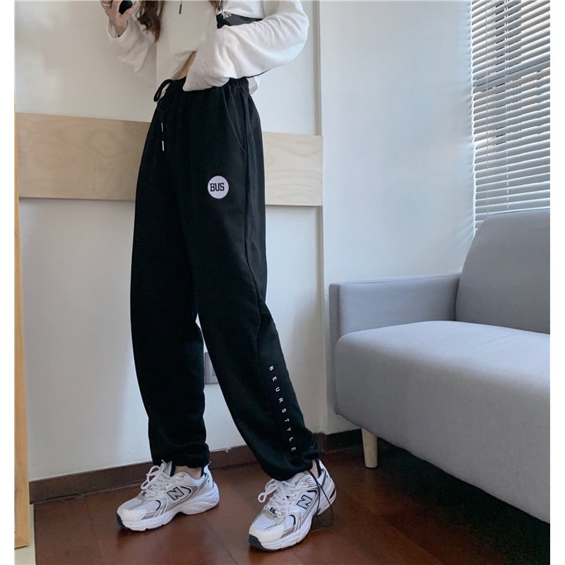 [SIÊU NGẦU] Quần jogger thun nam nữ freesize dáng suông BUS sẵn 3 màu cực ngầu (Sỉ từ 5sp bất kì) | BigBuy360 - bigbuy360.vn