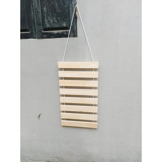 Kệ Gỗ Treo Tường Để Cây Cảnh, Kệ Treo Chậu Cây Trang Trí Ban Công