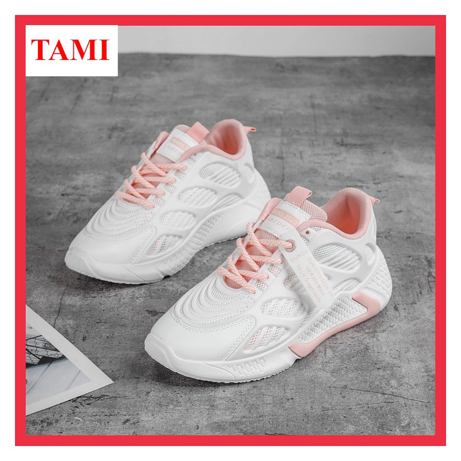 Giày thể thao nữ sneaker phong cách hiện đại thoáng khí cực đẹp TAMI-AD0004