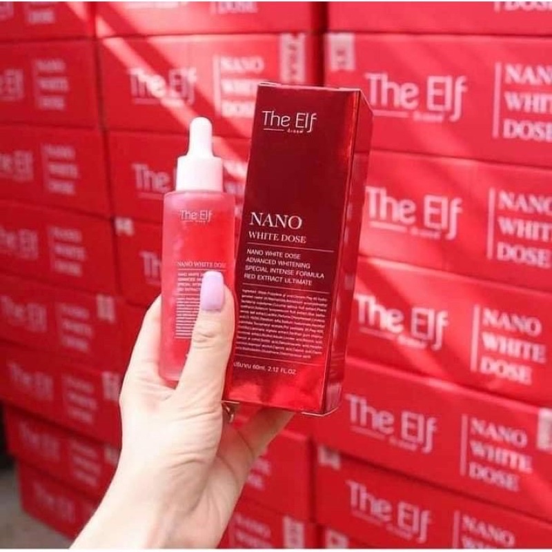 Serum truyền trắng mờ thâm sẹo The Elf Nano white dose Thái Land