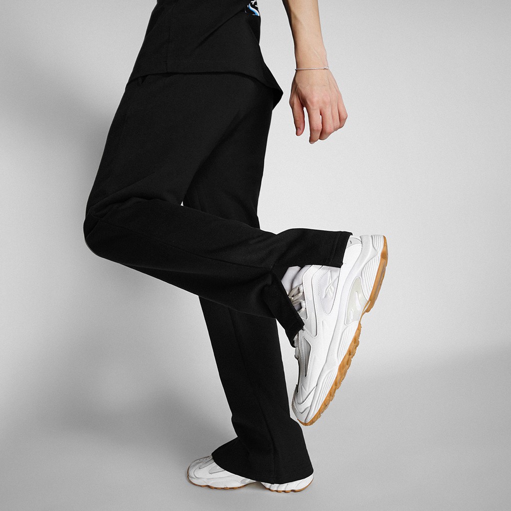 OWL BRAND® QUẦN NỈ THUN XẺ TÀ BE/ĐEN/XÁM - SPLIT SWEATPANTS BEIGE/BLACK/GREY