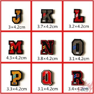 ☸ Letters Hook Loop Patch ☸ 1Pc Badges Embroidered Appliques for Hat Backpack Cloth Decoration