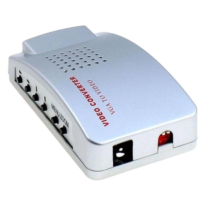 Bộ chuyển đổi VGA sang Video, Svideo VGA to AV - VGA to AV - DC301