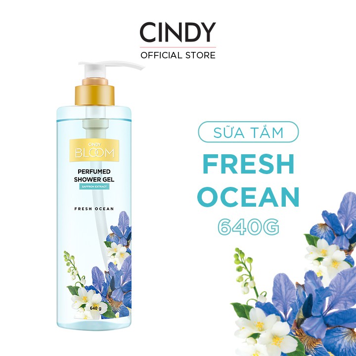 Sữa Tắm Nước Hoa Cindy Bloom Fresh Ocean 640g