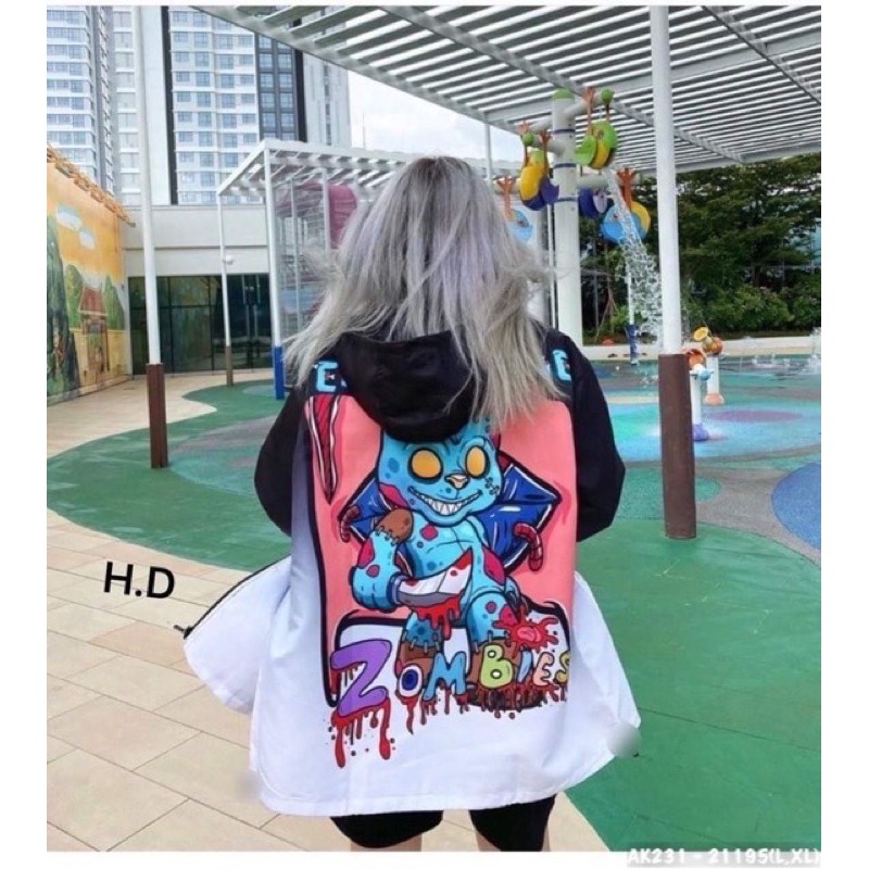 Áo Khoác Dù Loang Màu Nam Nữ Cao Cấp BomBer Jacket Gió 2 Lớp Loang Mẫu Mới TEDDY ZOMBIE - AK2231