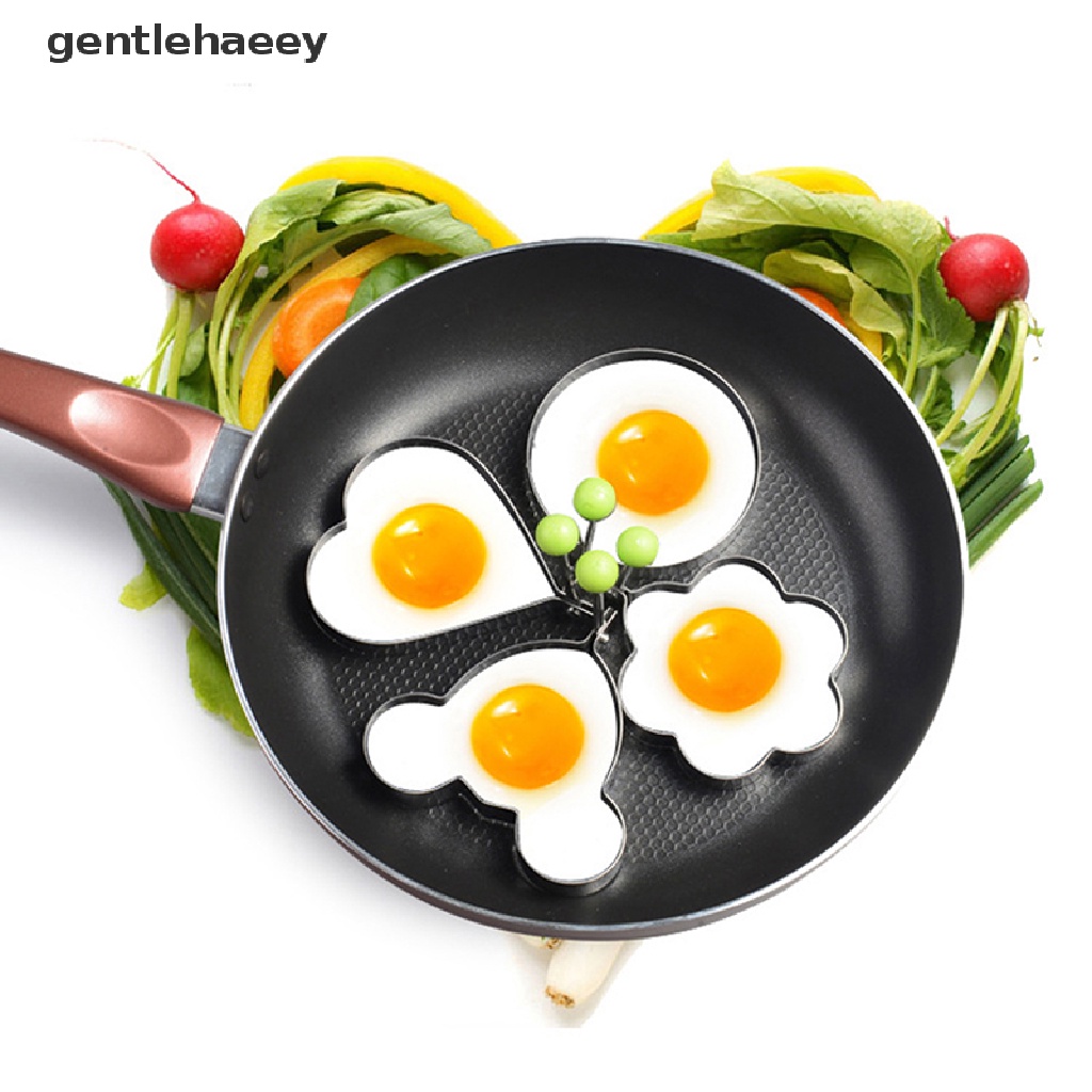 Bộ 5 Khuôn Chiên Trứng Ốp La Bằng Thép Không Gỉ