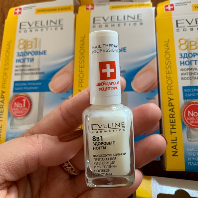 Dưỡng móng Eveline 8 in 1 Nga