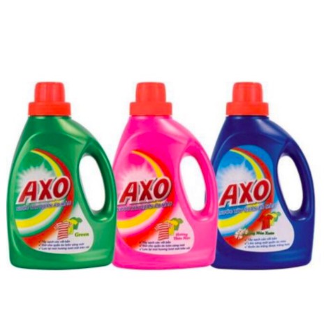 Tẩy quần áo màu Axo 800ml, tẩy sạch quần áo, trắng sáng thơm thoa