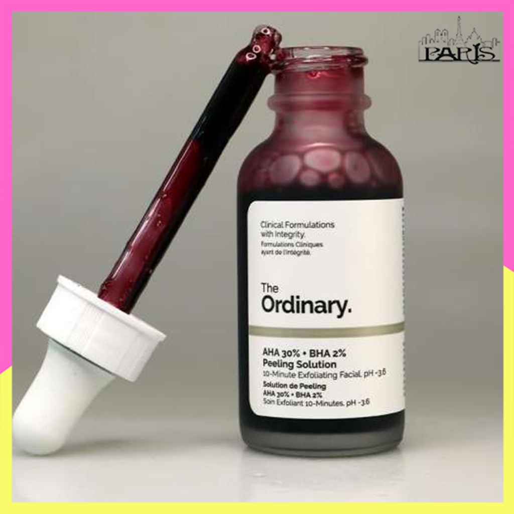 The Ordinary AHA 30% + BHA 2% Peeling Solution 30ml, Serum thẩy da chết The Ordinary - The Paris