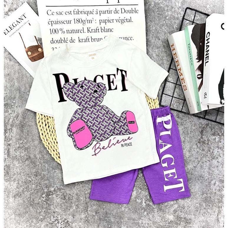 Đồ bộ bé gái size đại hình thú thun cotton 4 chiều JENNIE KIDS thấm hút mồ hôi tốt J408