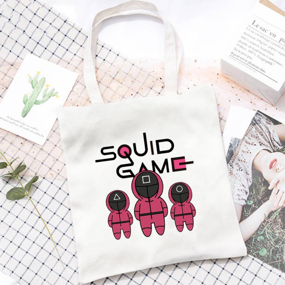 Túi tote  trò chơi con mực squid game TT50