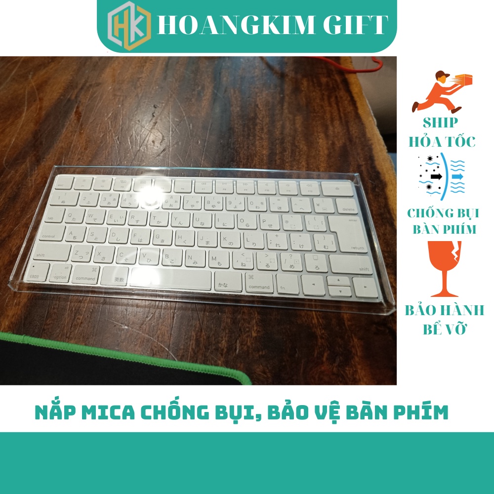 Nắp mica che bụi chống nước cho bàn phím apple cover magic keyboard tấm