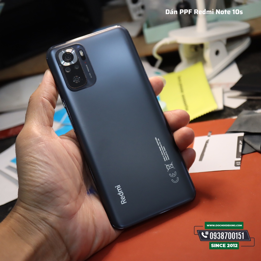 Miếng dán PPF Hydorgen Xiaomi Redmi Note 10S trong, nhám, đổi màu cao cấp