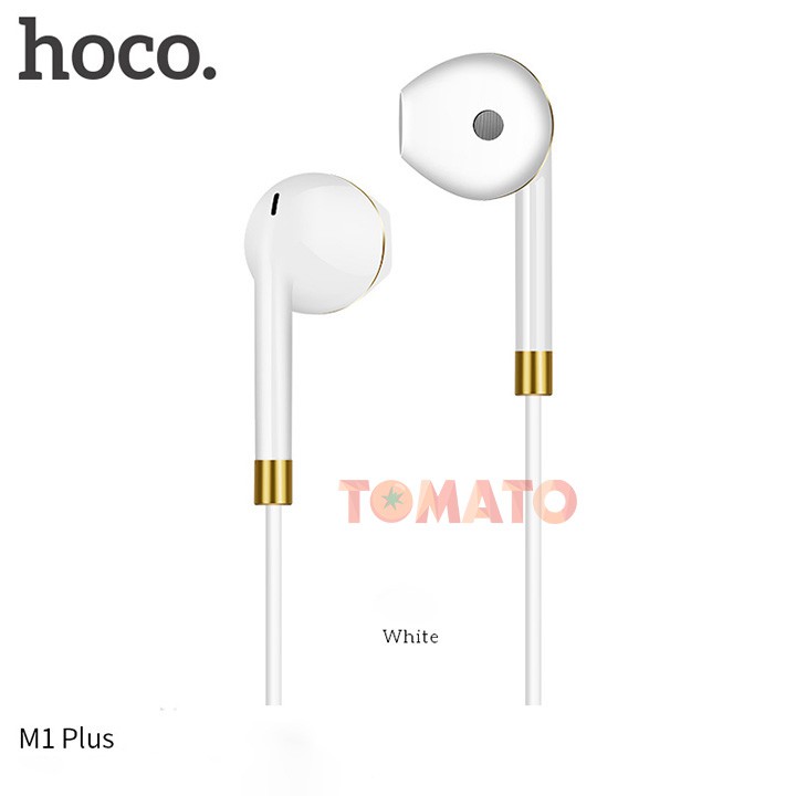 Tai Nghe IPhone Nhét Tai Hoco M1 Plus, Tai Nghe Có Dây Chính Hãng Cho IPhone 5/6/6s/6/plus/6s plus - Phụ Kiện Tomato