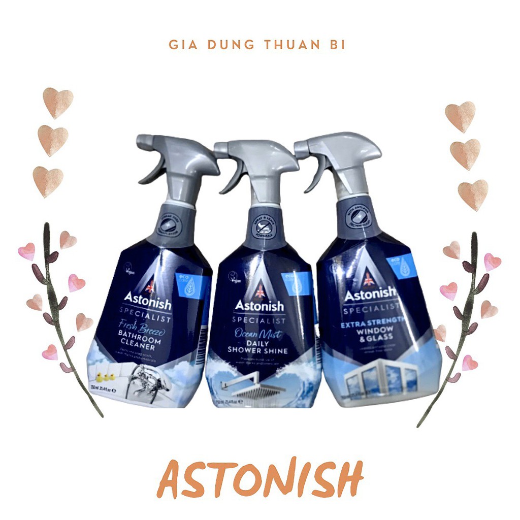 BÌNH XỊT TẨY RỬA  ATONISH SIÊU SẠCH HIỆU QUẢ 750ML