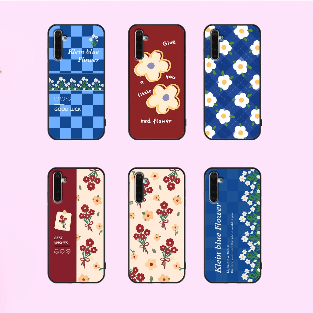 Ốp Realme 6 / 6 Pro in hình hoa cỏ nhẹ nhàng,họa tiết caro xinh xắn.ốp lưng chống sốc