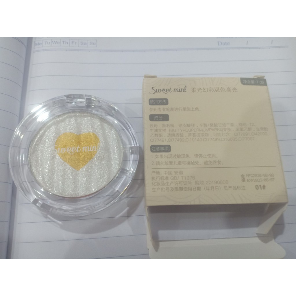 Phấn Mắt Nhũ Kiêm Phấn Má Sweet Mint Trái Tim Bắt Sáng | BigBuy360 - bigbuy360.vn