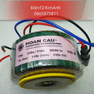 Biến Áp Xuyến đổi điện 110-220V 100w