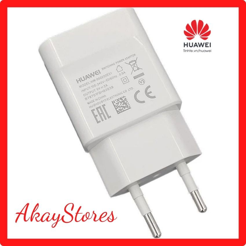 Bộ Sạc Huawei 5V 2A Nova 2i-3i, P8, P8 Lite, P9, P9 Lite, Mate 8, G7 Plus, GR5,GR5 Mini, GR5 2017, Y541, Y6 II AkayStore