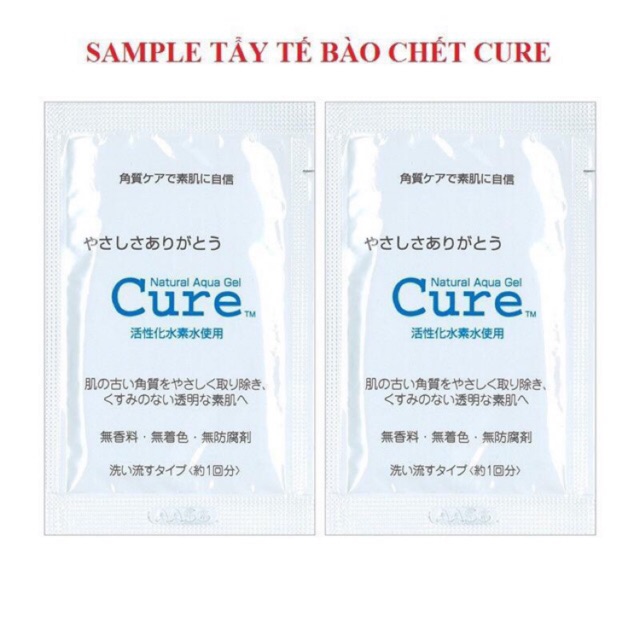 SAMPLE CURE TẨY DA CHẾT CURE NHẬT BẢN
