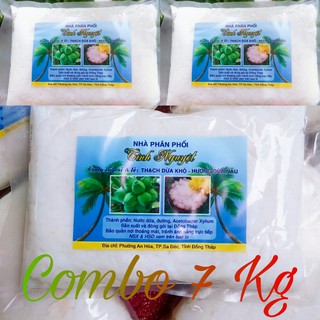 Combo 7kg thạch dừa thô (tặng hương dừa tùy chọn)