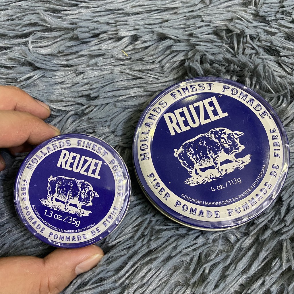 Sáp giữ nếp cứng độ bóng mờ Reuzel Fiber Pomade 35gr