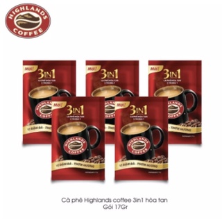 Cà phê Hòa tan 3in1 Highlands coffee - 5 gói dùng thử
