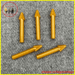Phụ kiện lego combo 5 thanh mũi giáo nhọn vàng part vũ khí cho minifigures