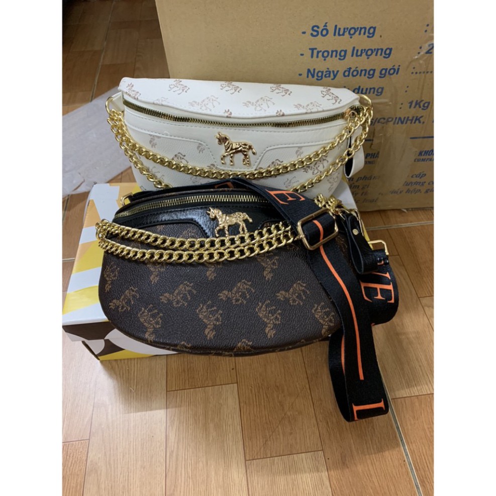 Túi đeo trước ngực logo H.Mes da PU cao cấp cực chất DC02 túi bao tử TX Chip Xinh | BigBuy360 - bigbuy360.vn