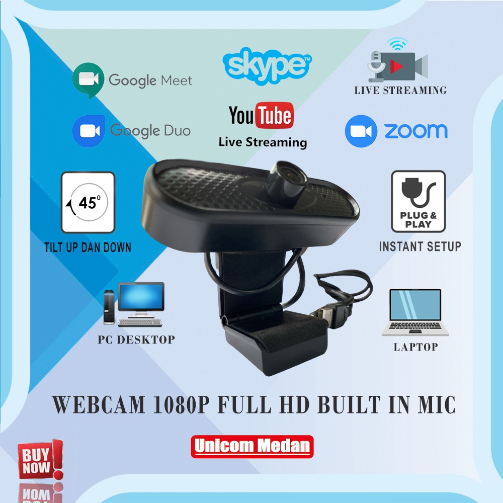 Webcam Full Hd 1080p Tích Hợp Micro | BigBuy360 - bigbuy360.vn