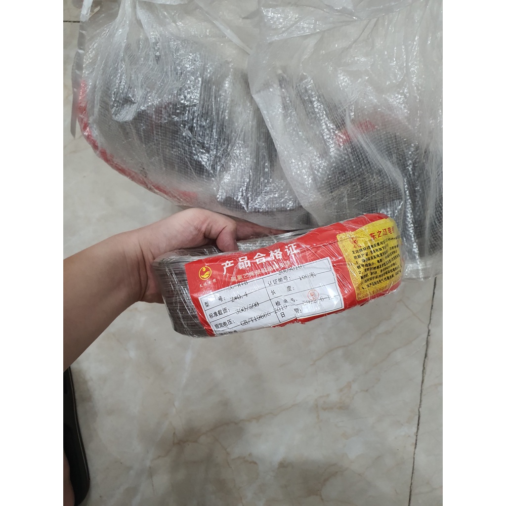 Dây điện trong suốt  hàn lõi đồng có phân biệt màu