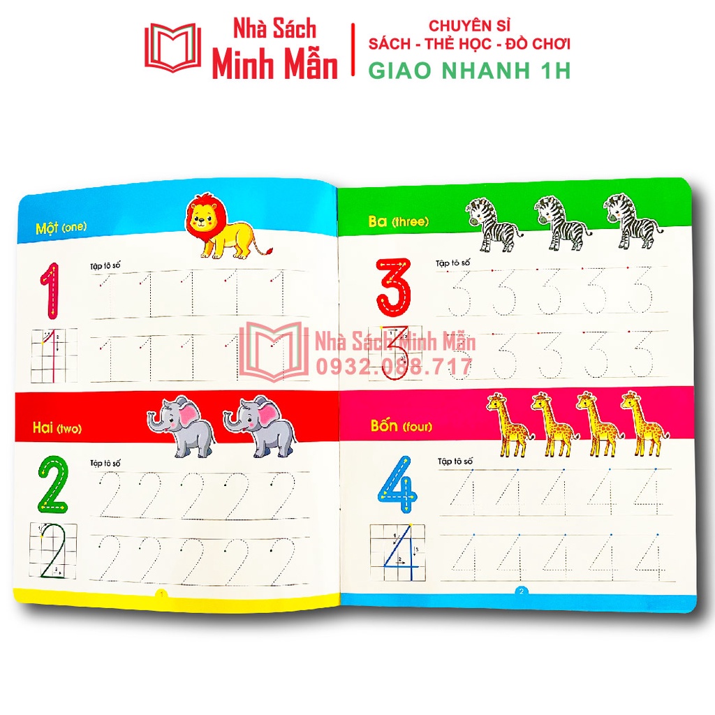 Sách - Bộ vở luyện viết không sợ sai Wipe clean xóa được