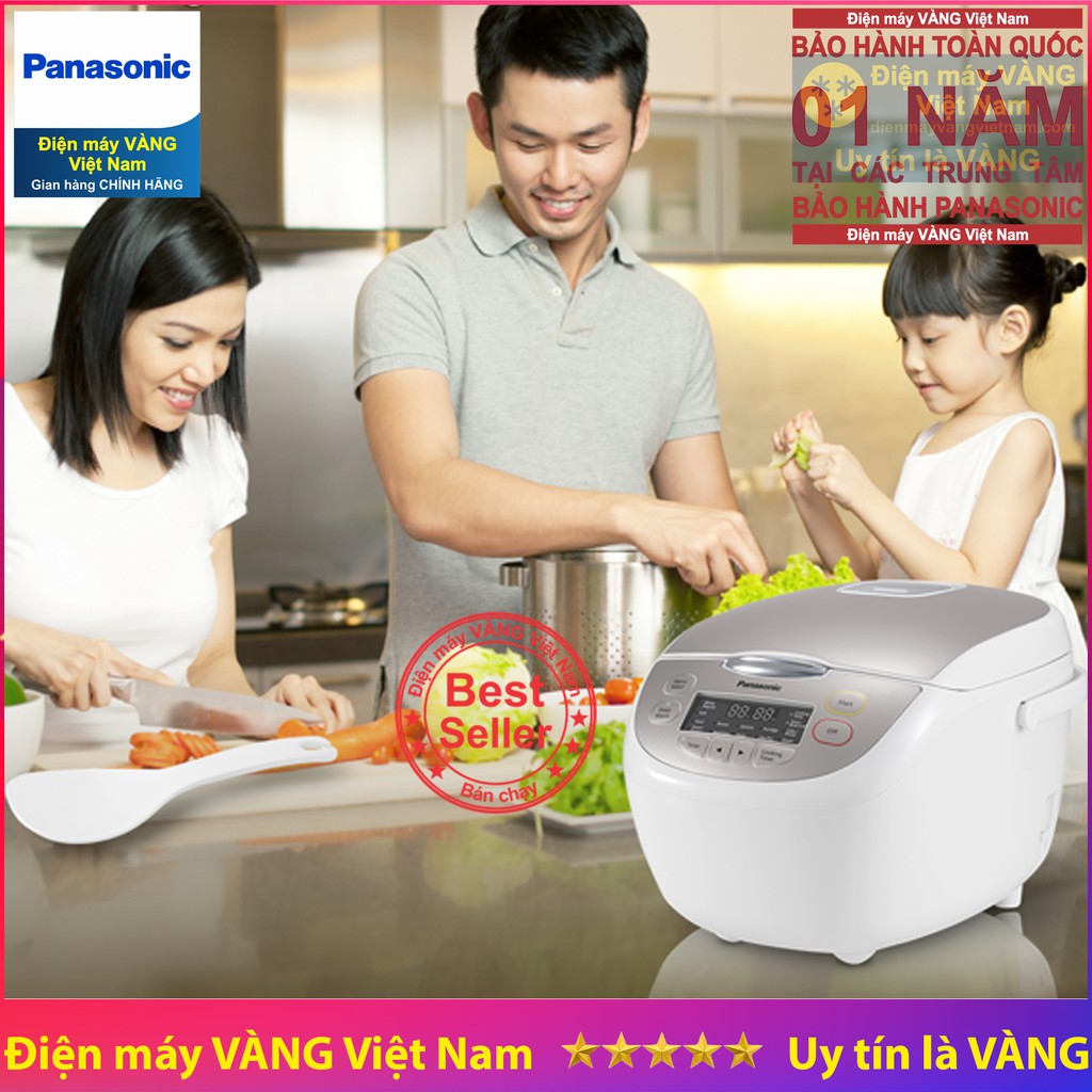 Nồi cơm điện tử Panasonic SR-CP188NRA 1.8 lít hãng phân phối