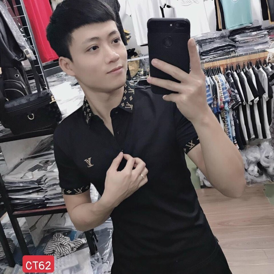 Áo Thun Nam, Áo Phông Nam, Dáng Ôm Body, Không Nhăn, Không xù Hit Hót Thời Trang Cao Cấp Luty Shop ms6007