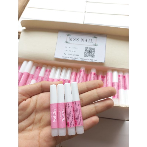 Keo dán móng tay siêu chắc , keo dán móng giả , keo 2g