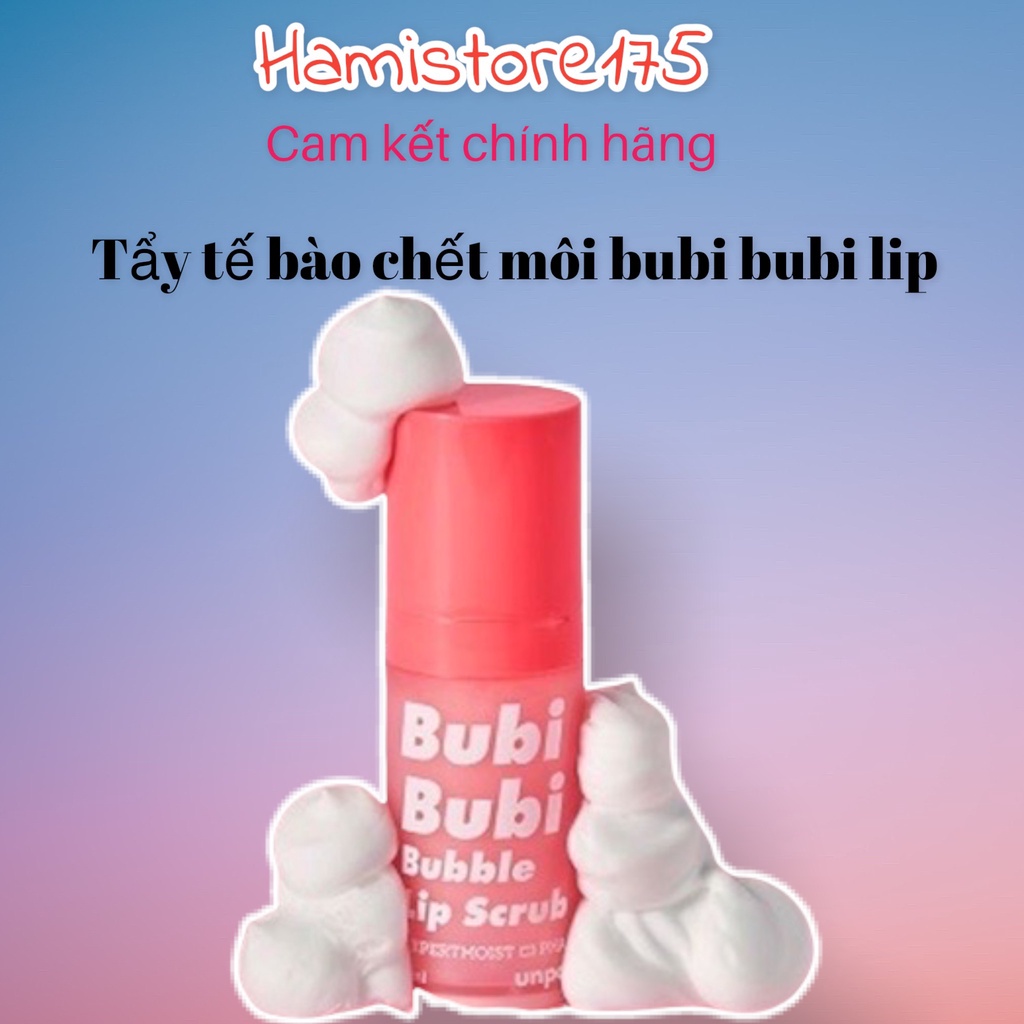 Tẩy Tế Bào Chết Môi Bubi Bubi Lip Hàn Quốc Tẩy Tế Bào Chết Môi Sủi Bọt làm mềm và hồng môI